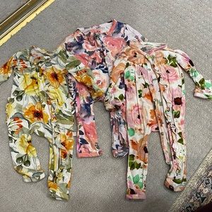 THREE posh peanut onesies